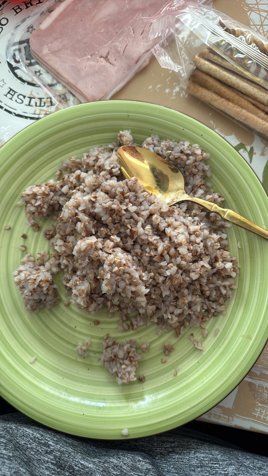 Buckwheat with Ham