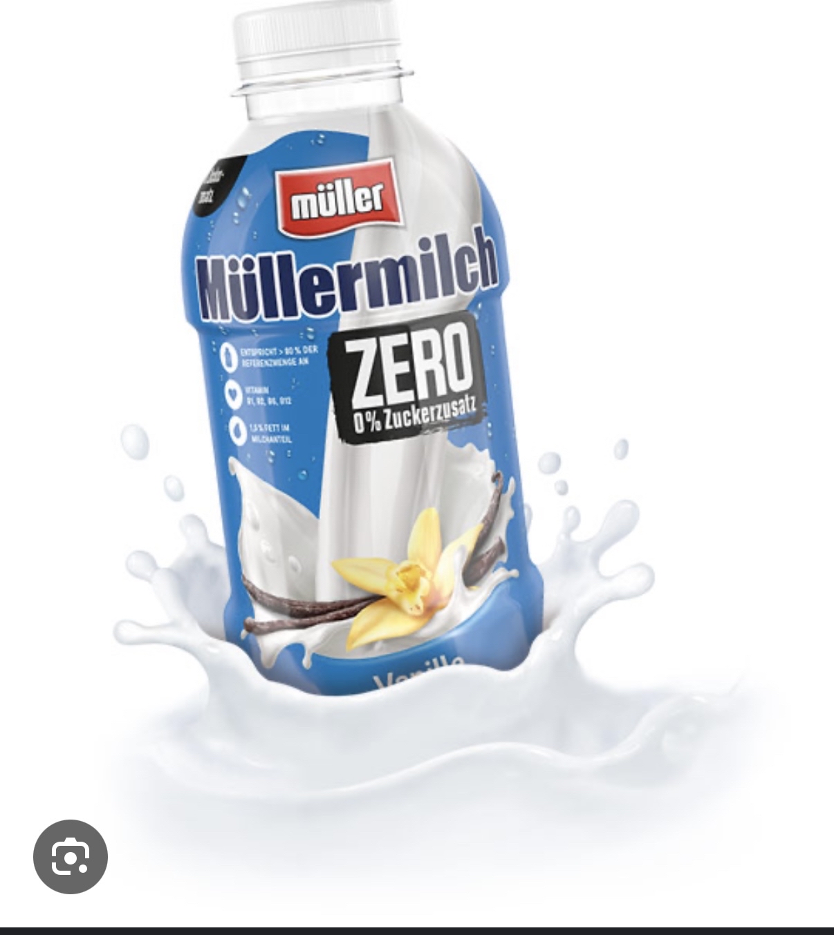 Müllermilch Zero Vanille