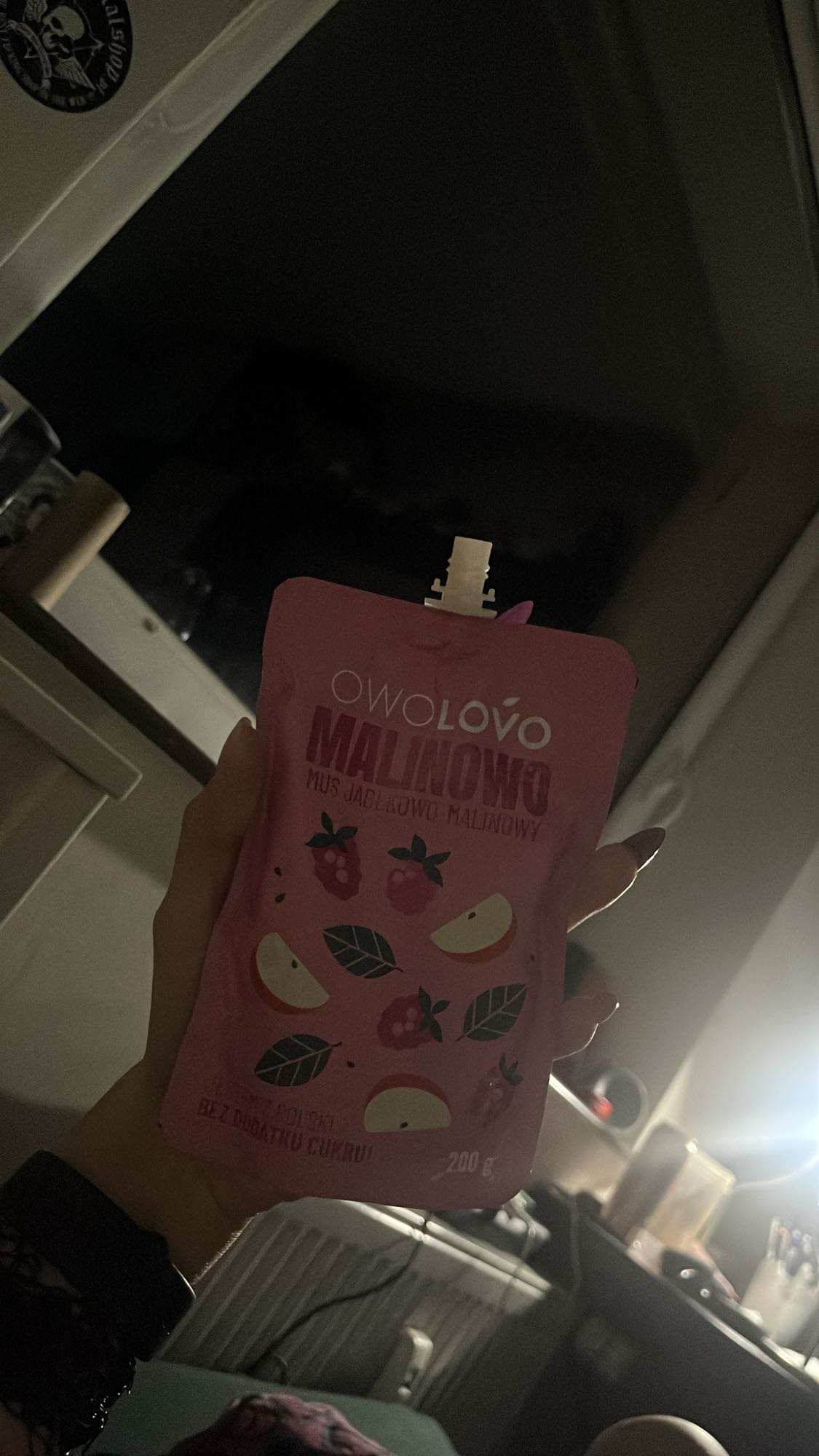 Mus jabłkowo-malinowy