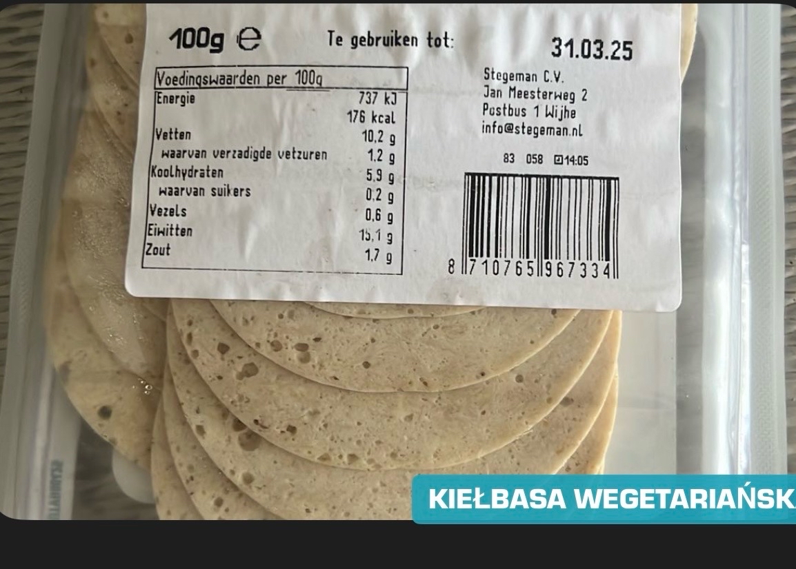 Kiełbasa wegetariańska
