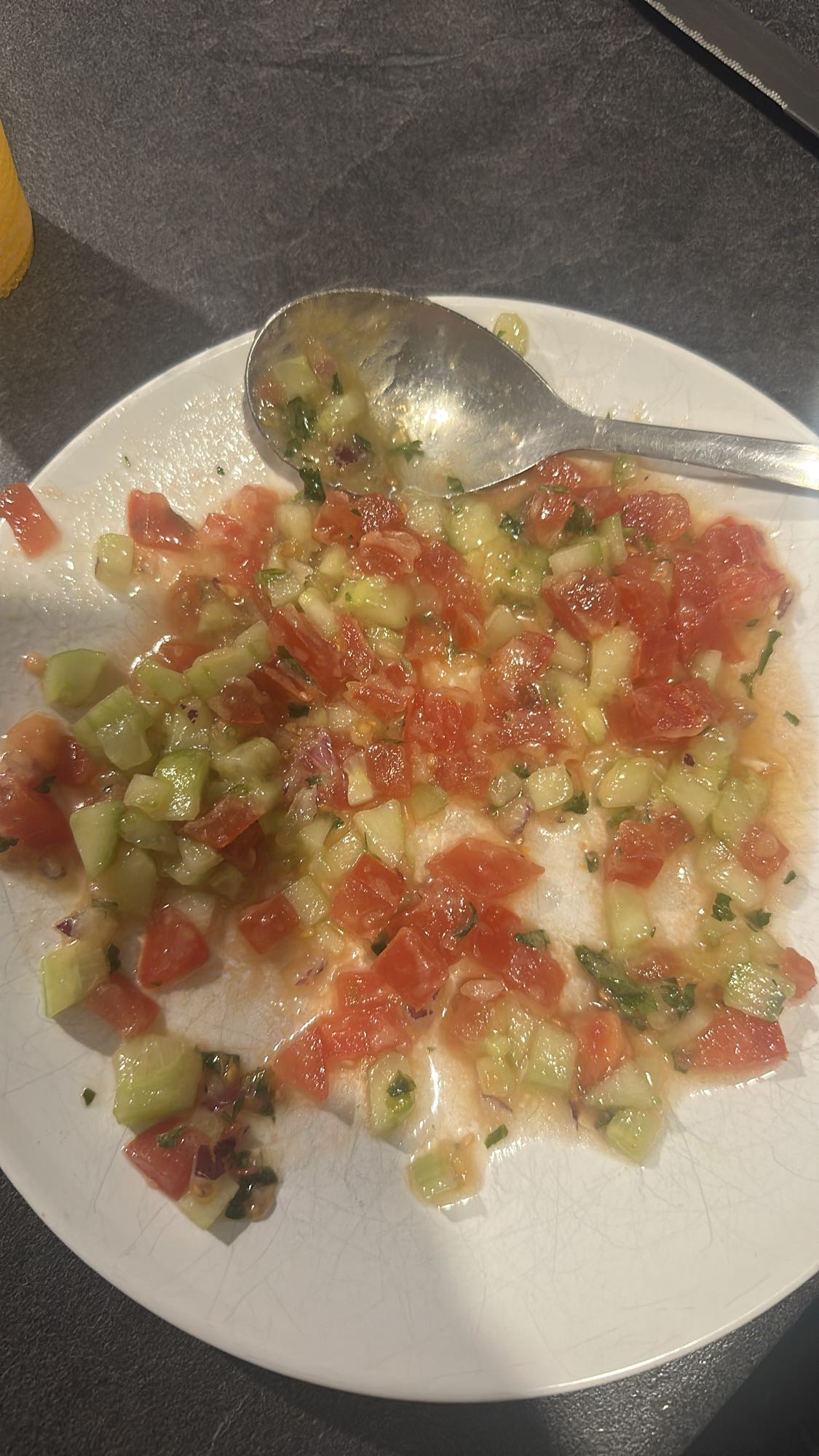 Salade de légumes frais