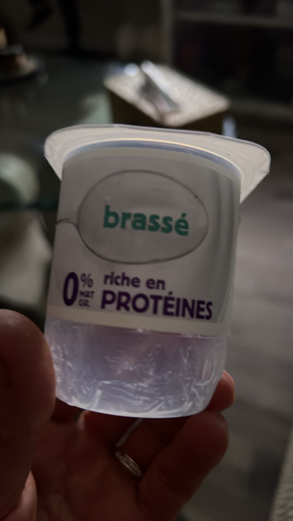 Yaourt brassé protéiné