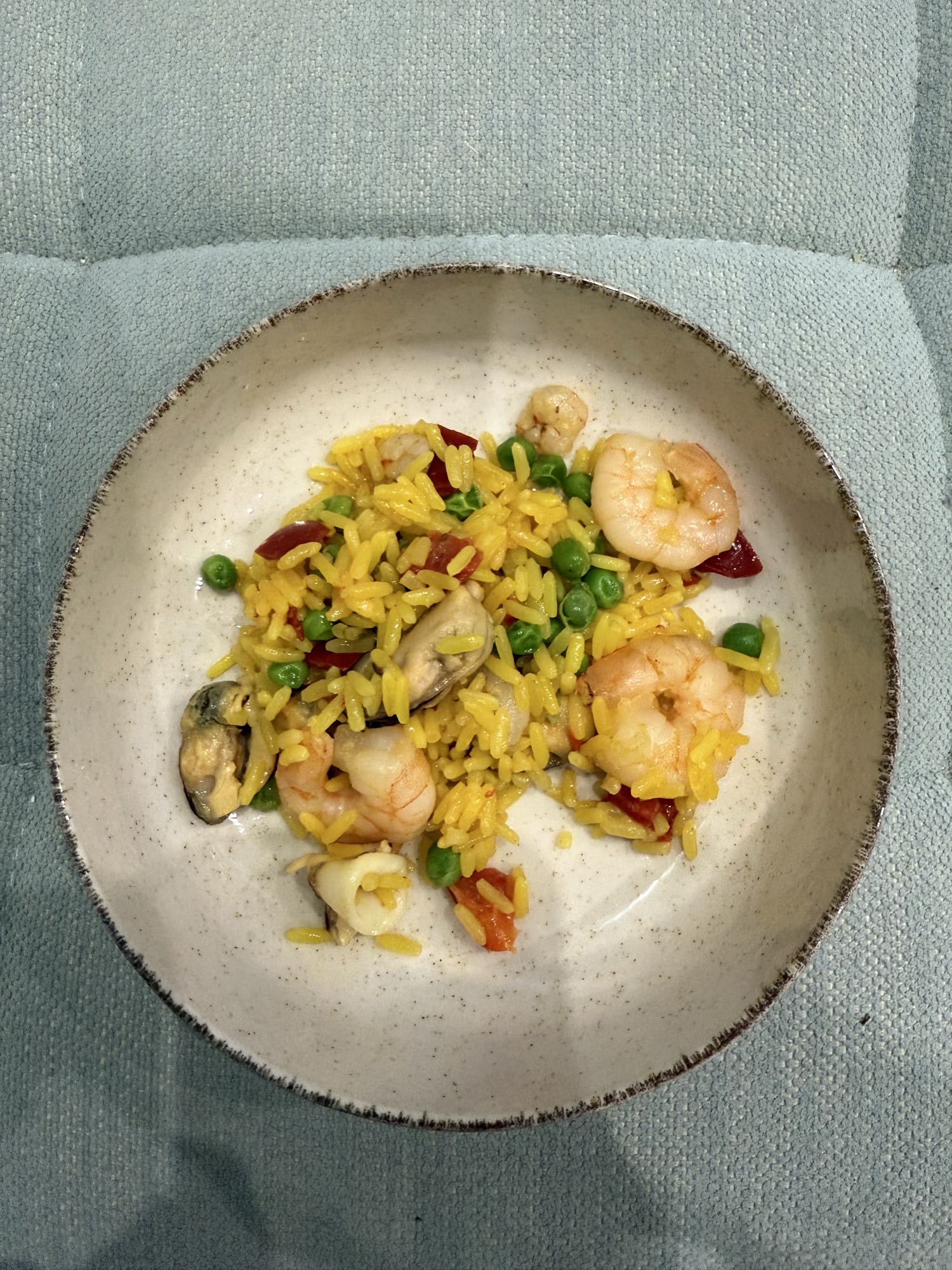 Паэлья с морепродуктами