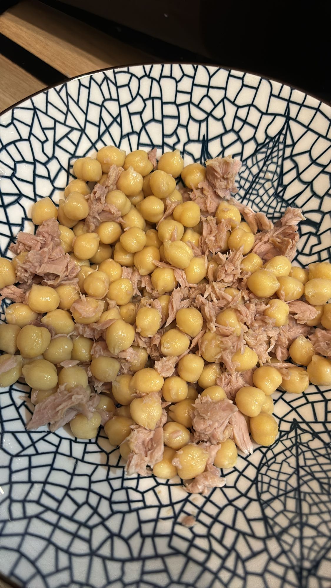 Salade pois chiches thon