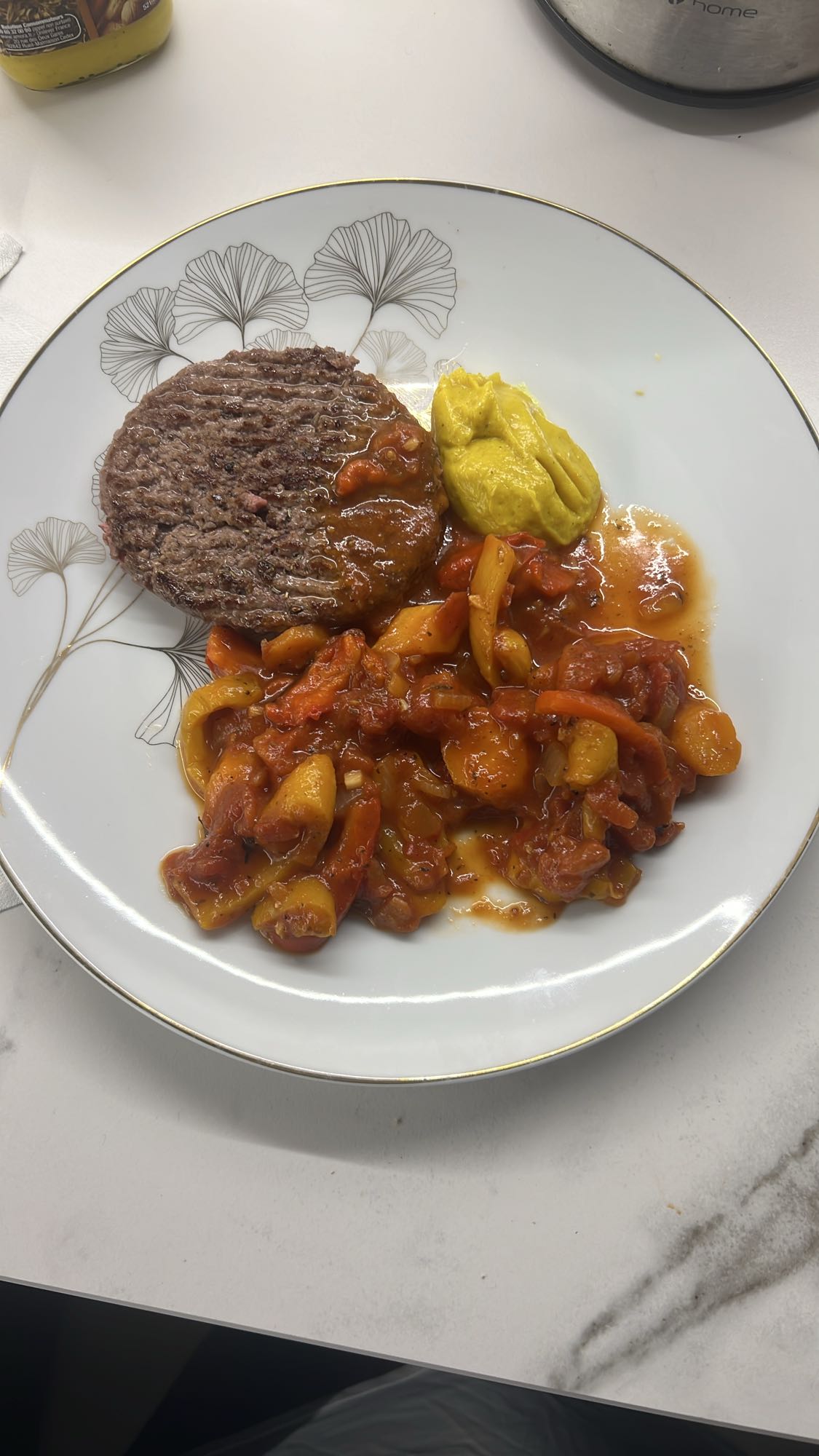 Steak avec ratatouille