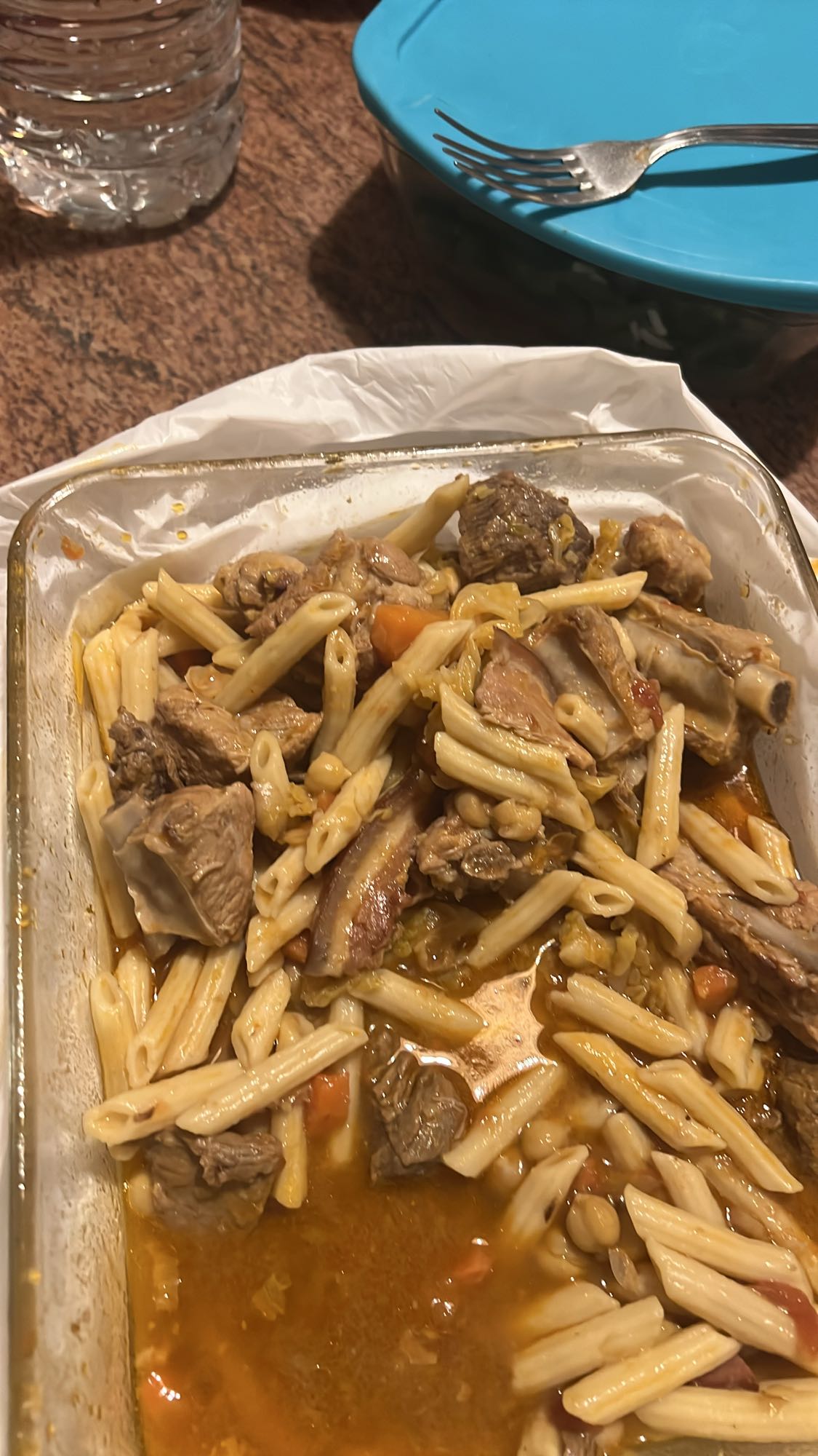 Macarrão com carne