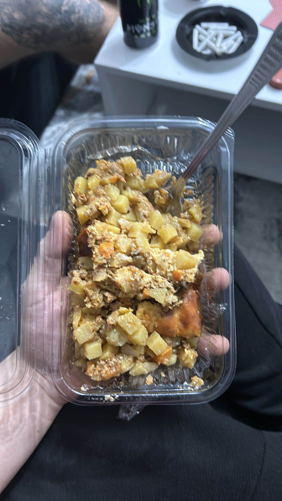 Potato and Meat Scramble