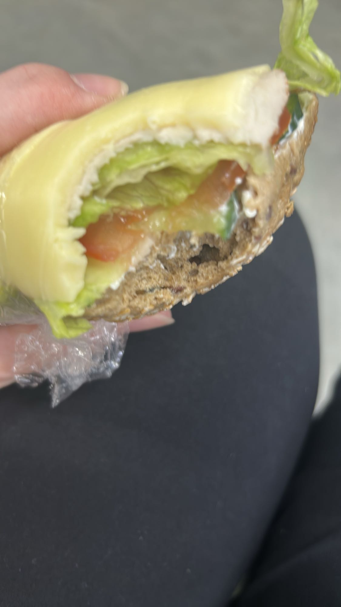 Пълнозърнеста сандвич закуска