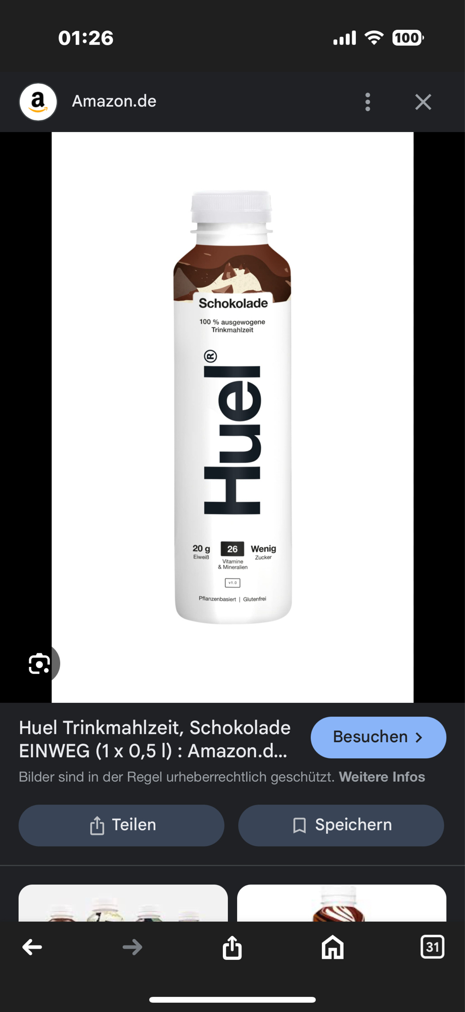 Huel Schokolade Drink