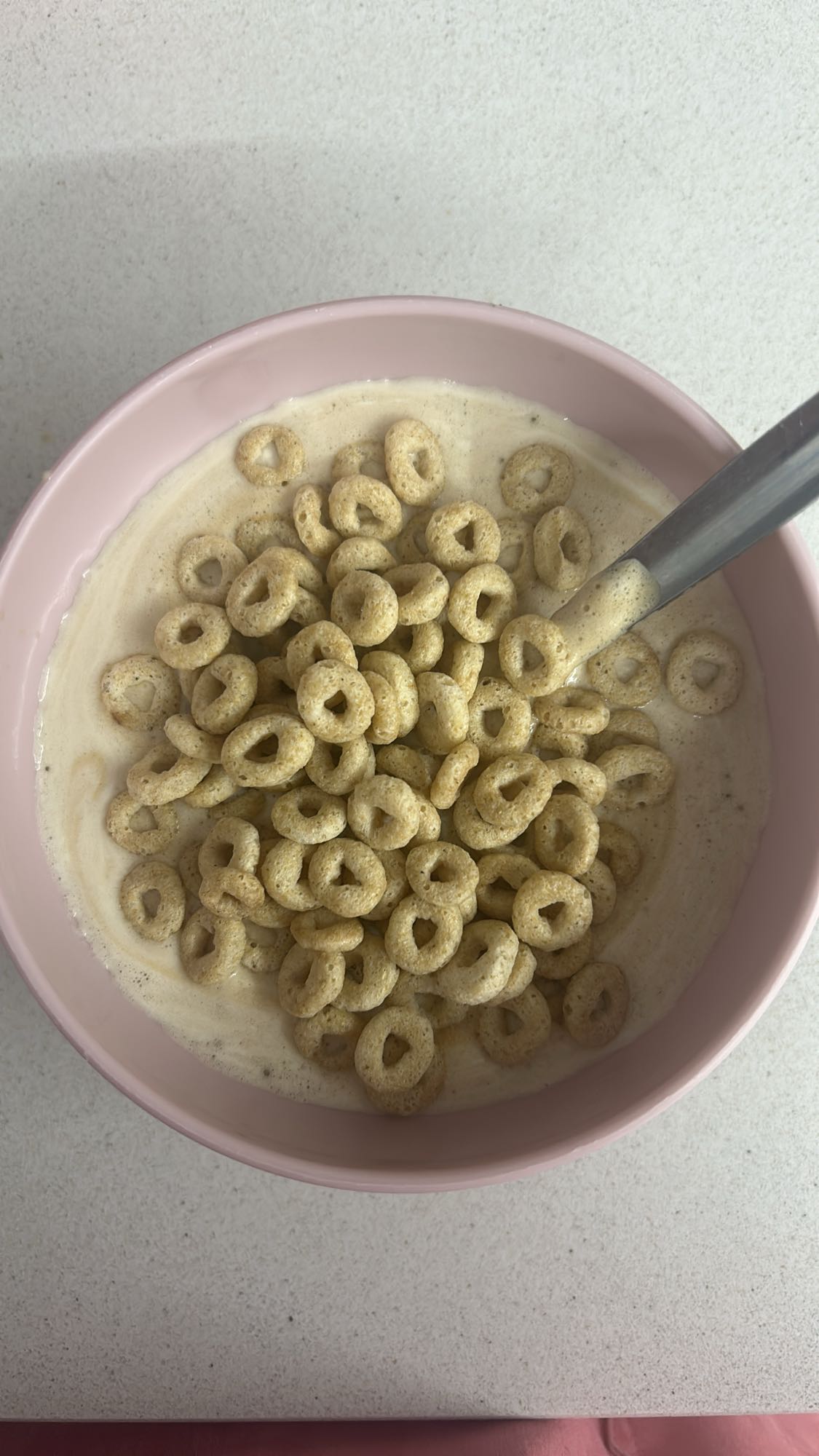 Cereal con batido