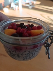 Pudding de chia aux fruits