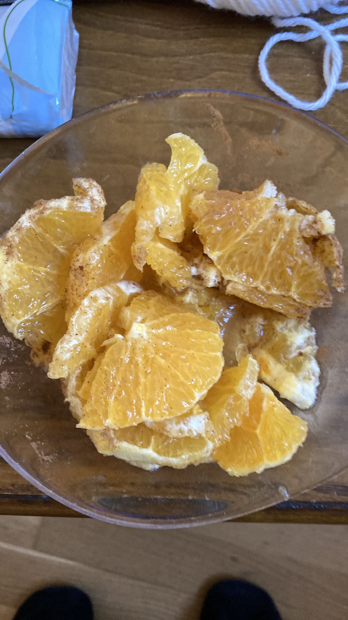 Oranges à la cannelle