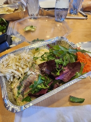 Herb Baked Fish with Salad