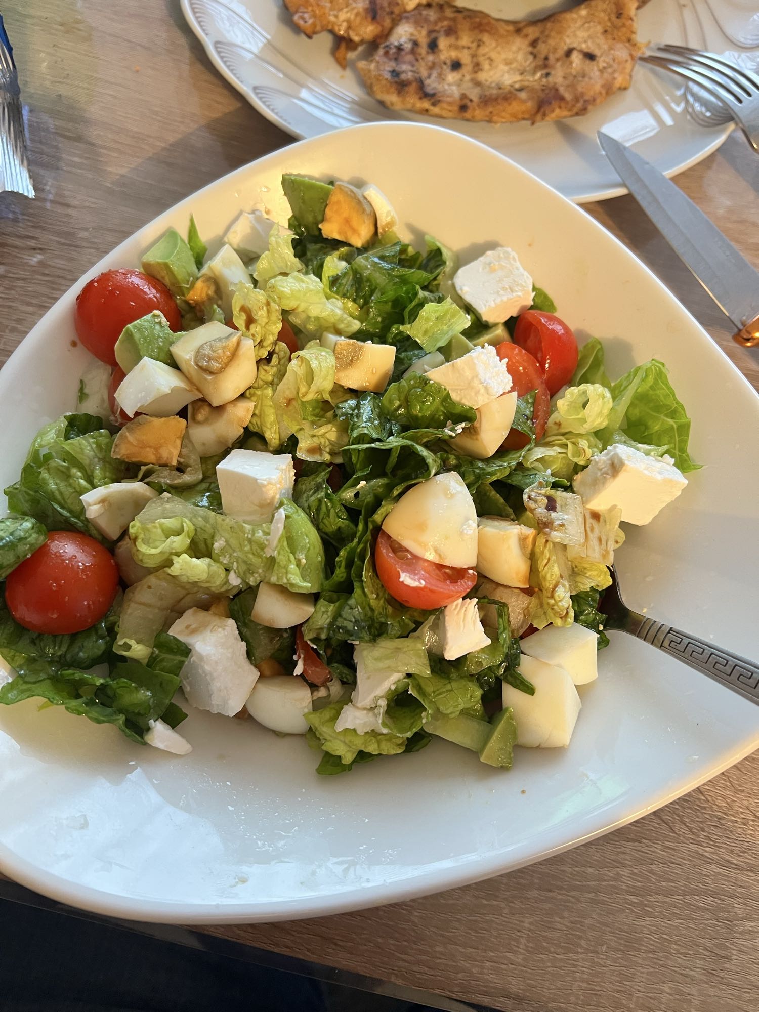 Peynirli Yeşil Salata