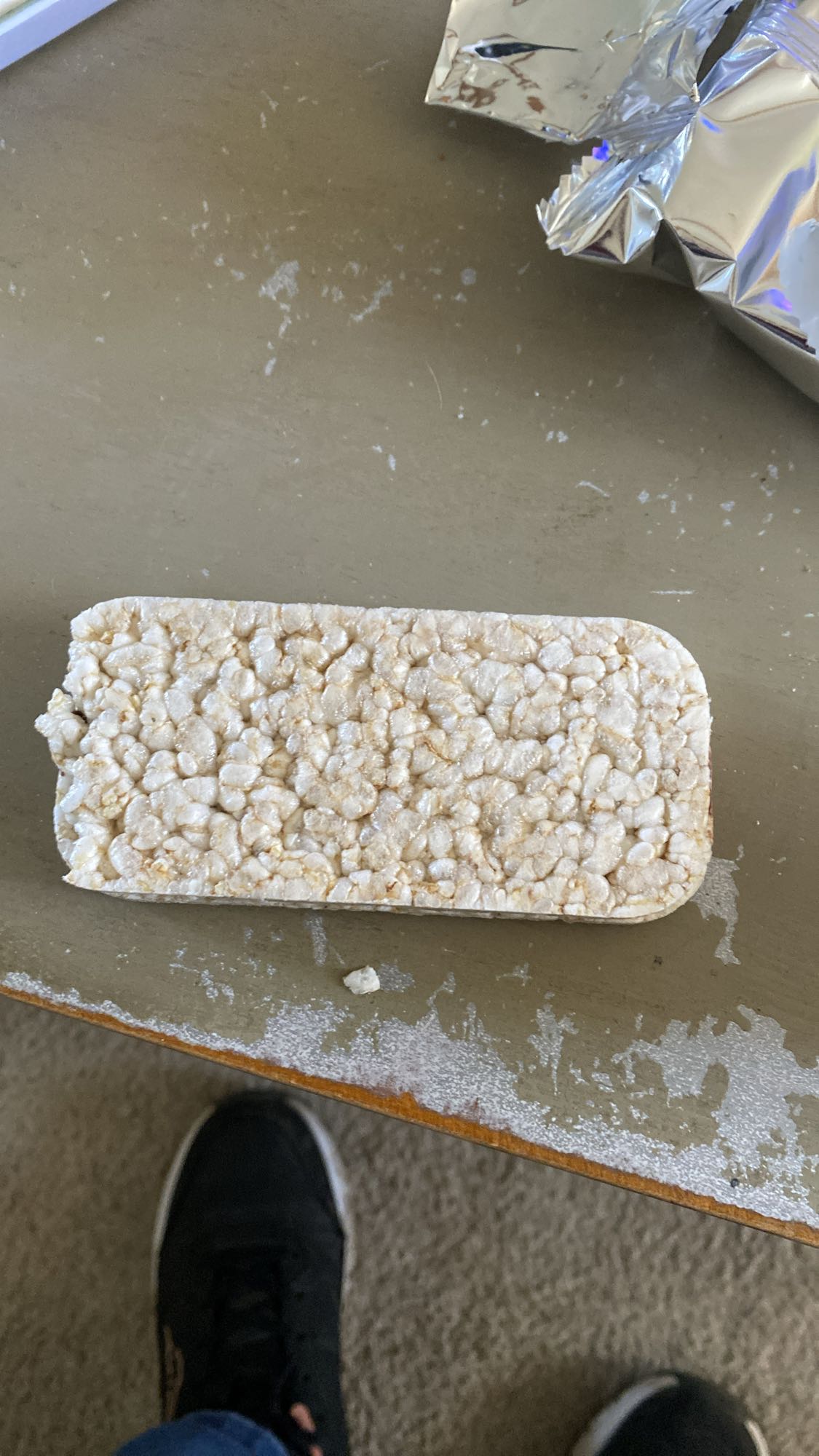 Galet de riz soufflé