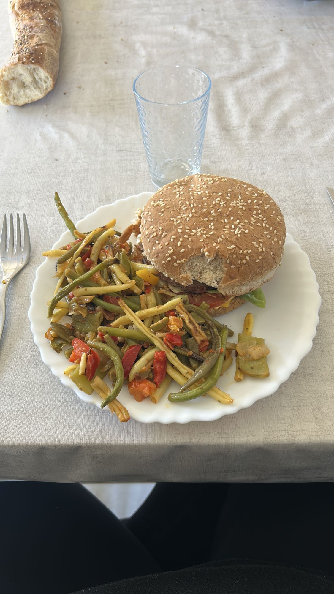 Burger aux légumes
