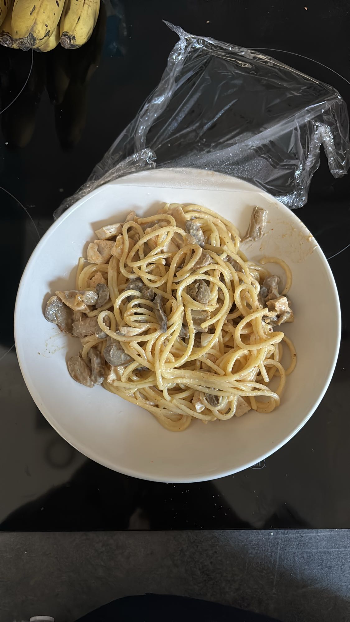 Spaghetti au poulet