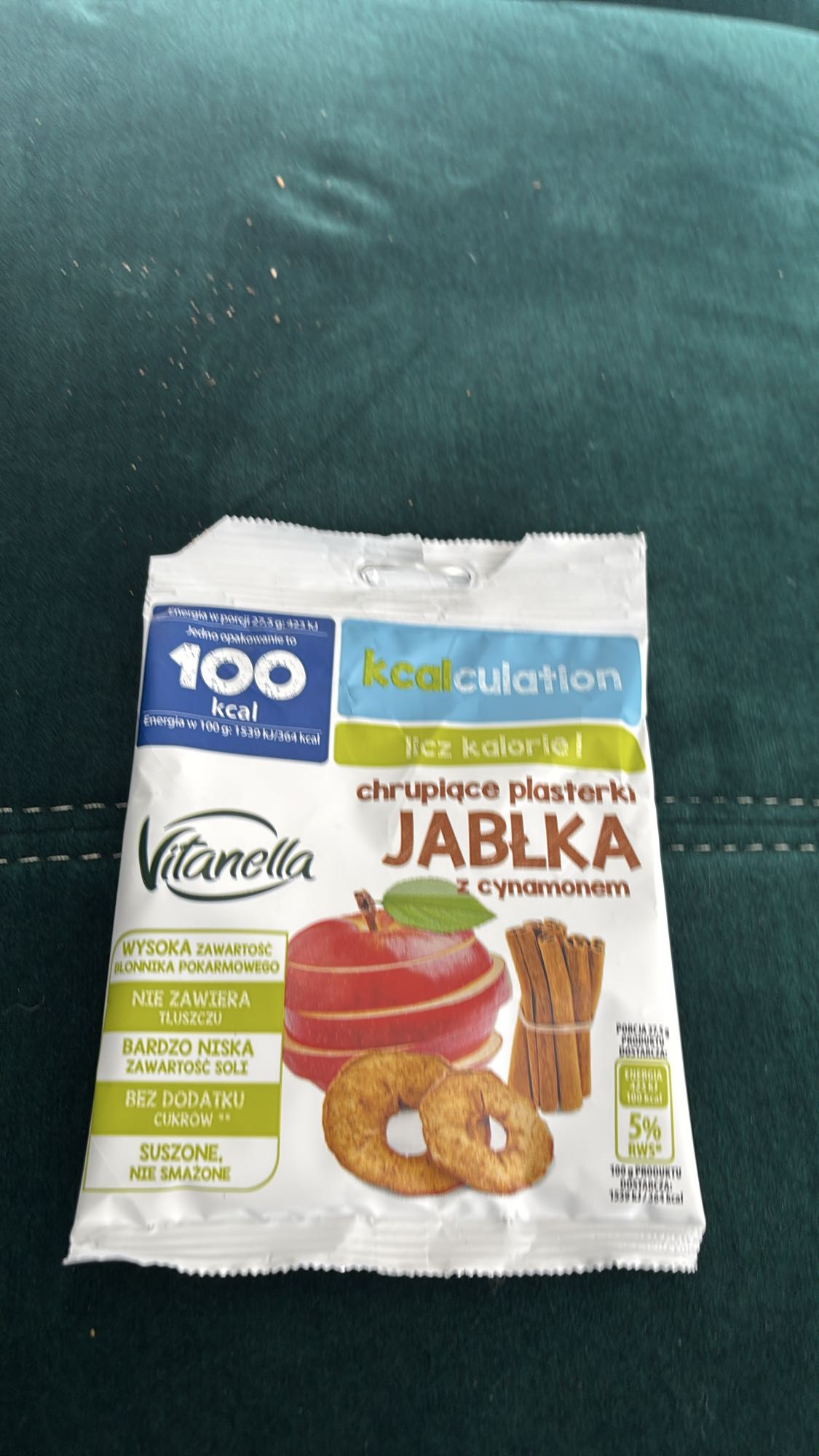 Chrupiące plasterki jabłka