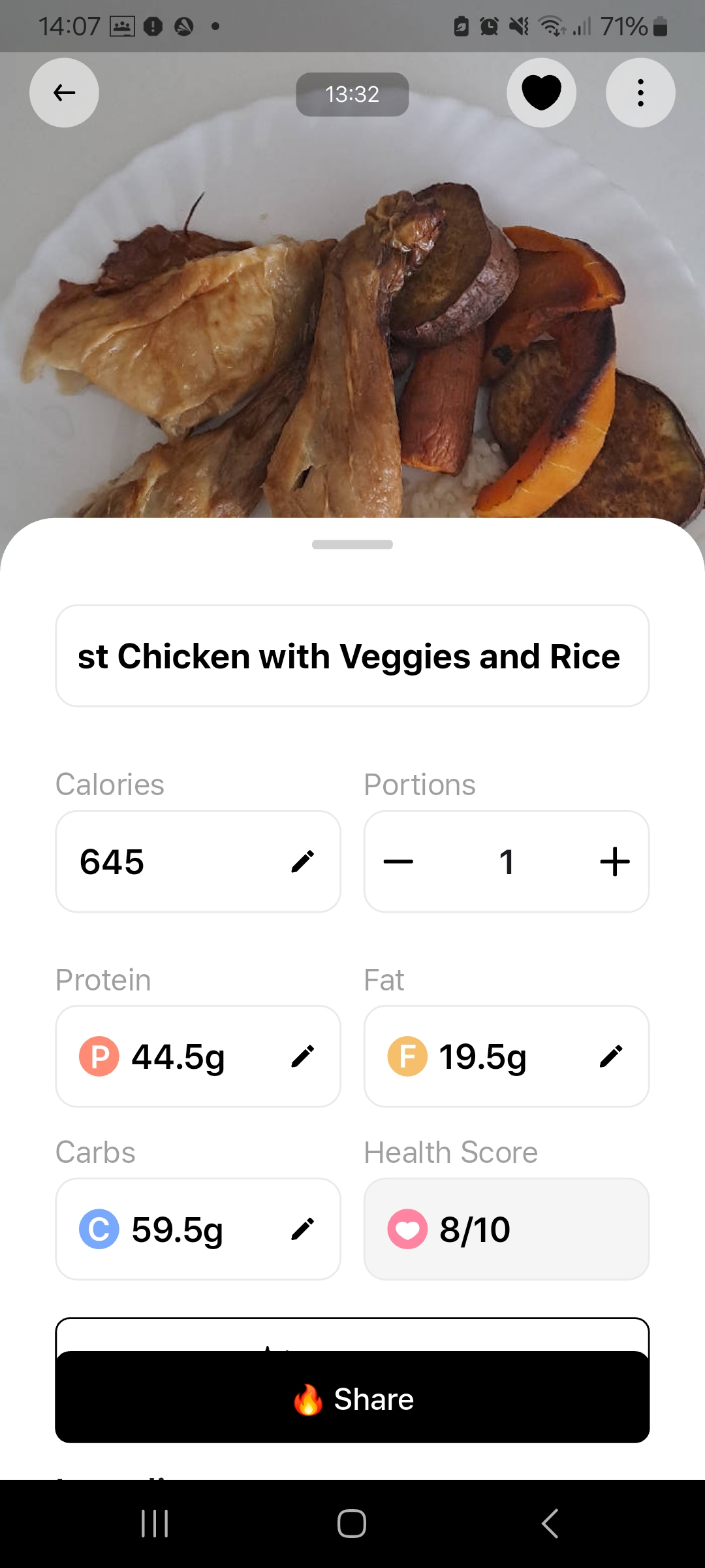 Chicken with Veggies and Rice