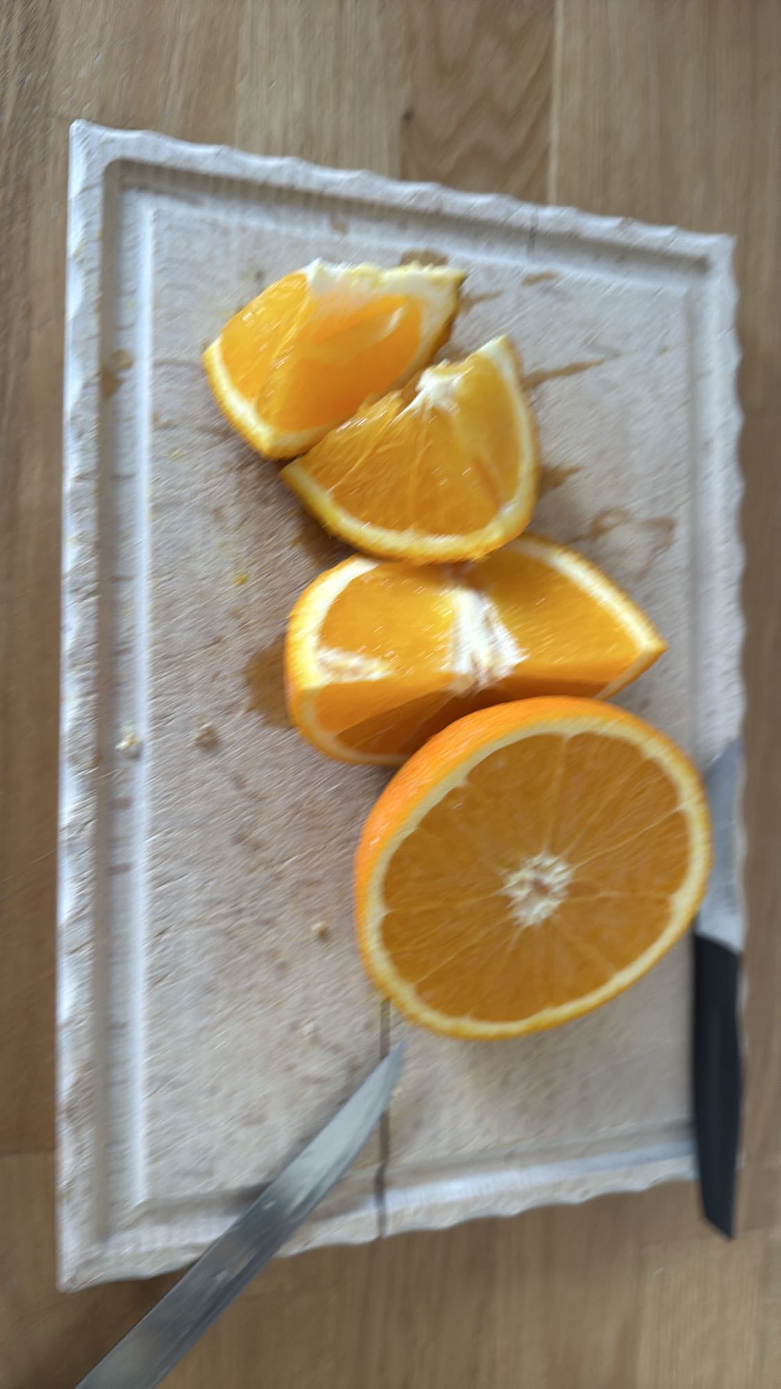Geschnittene Orange