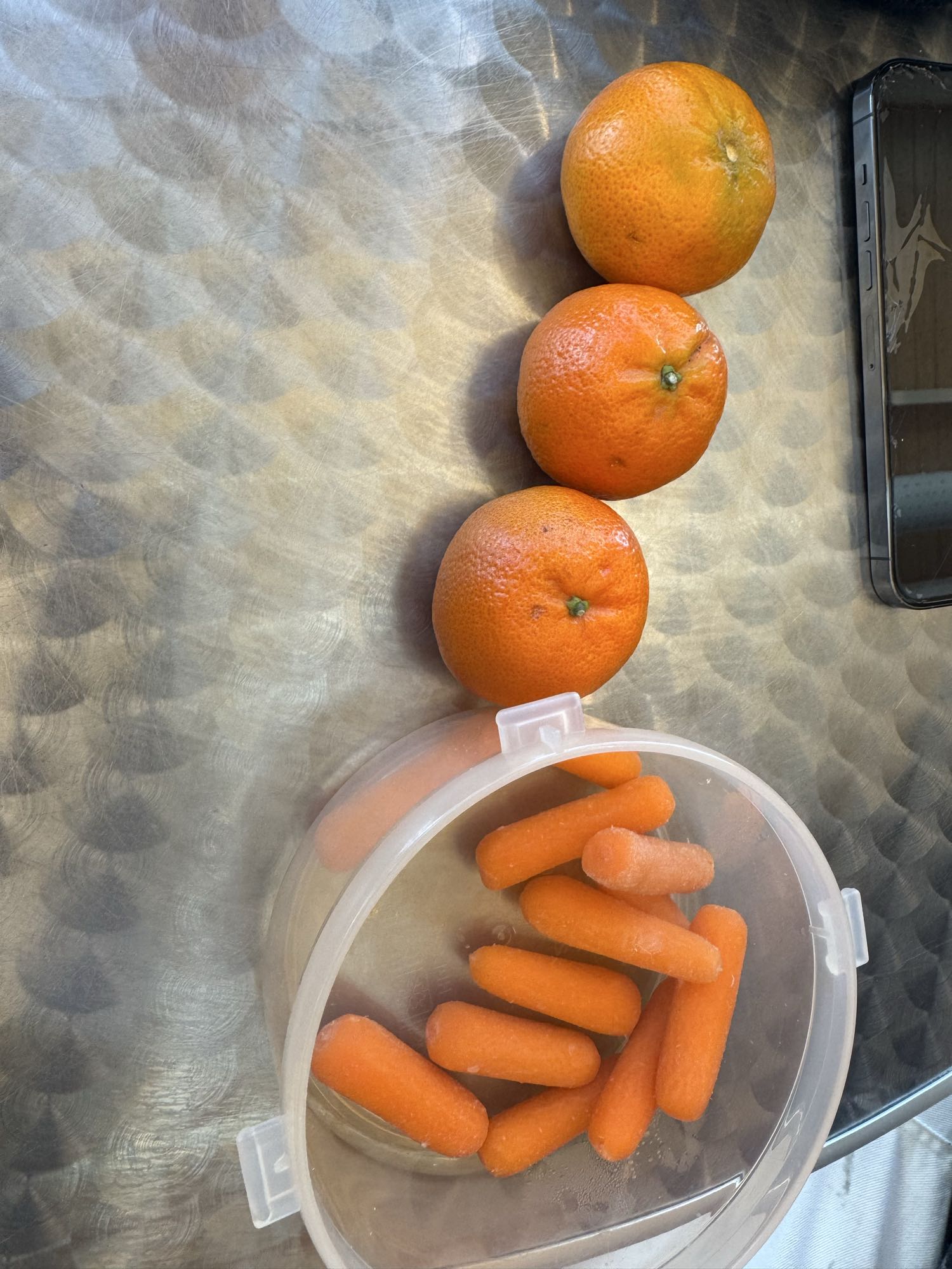 Mandarins and Baby Carrots