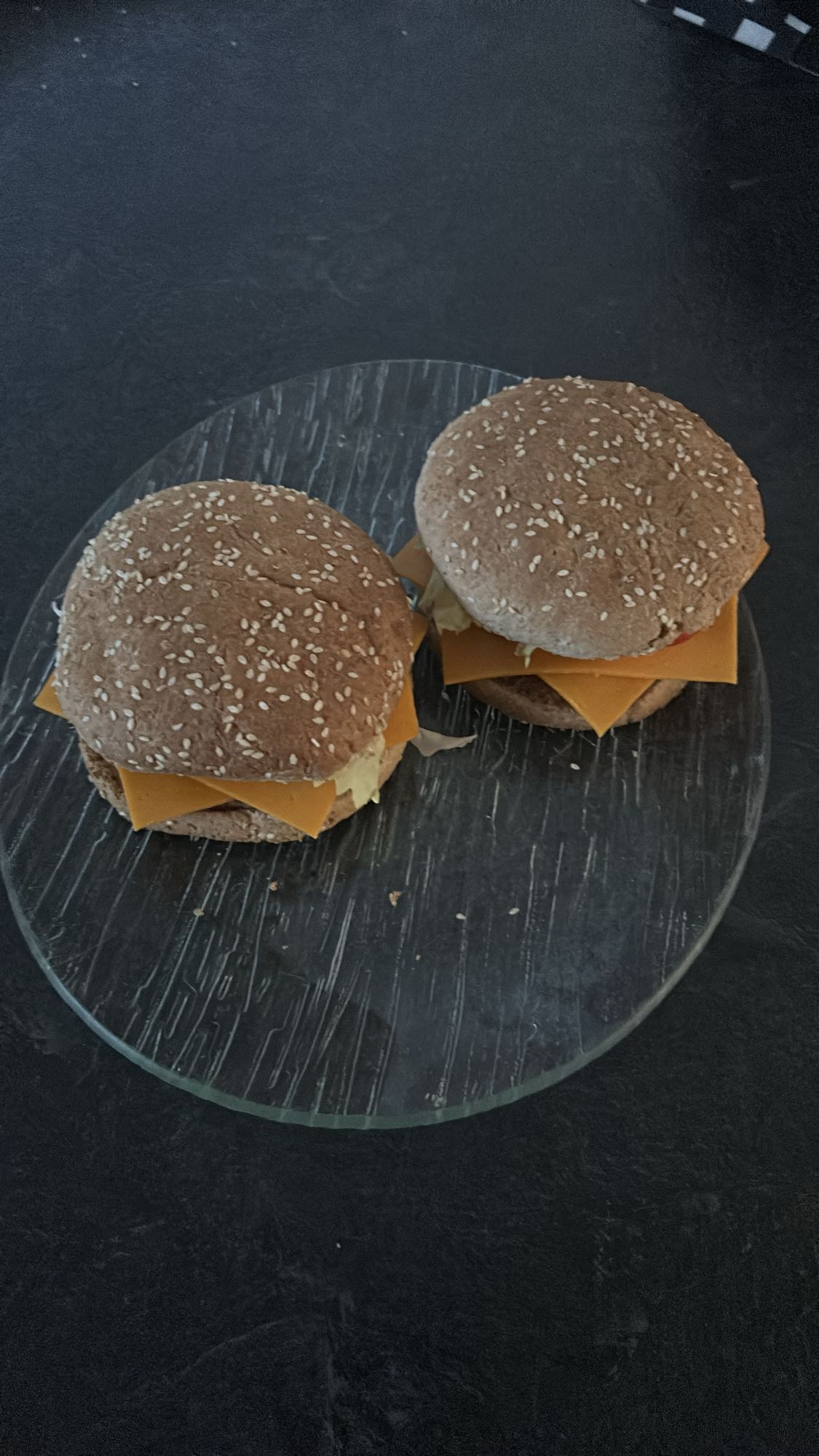Burgers au fromage