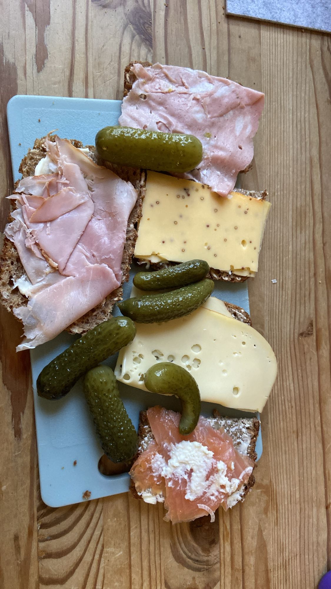 Brotzeit mit Aufschnitt