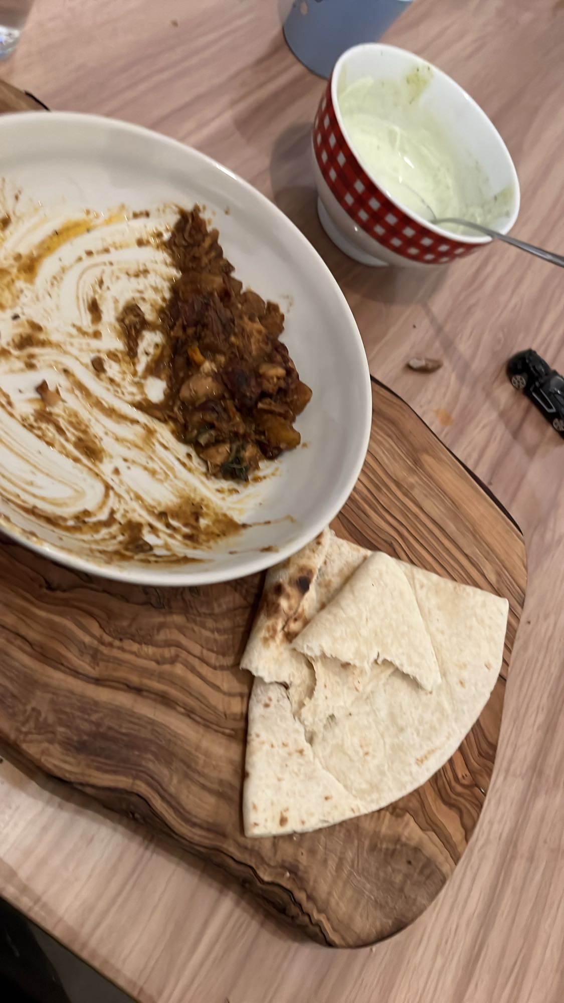 Chicken Curry with Flatbread