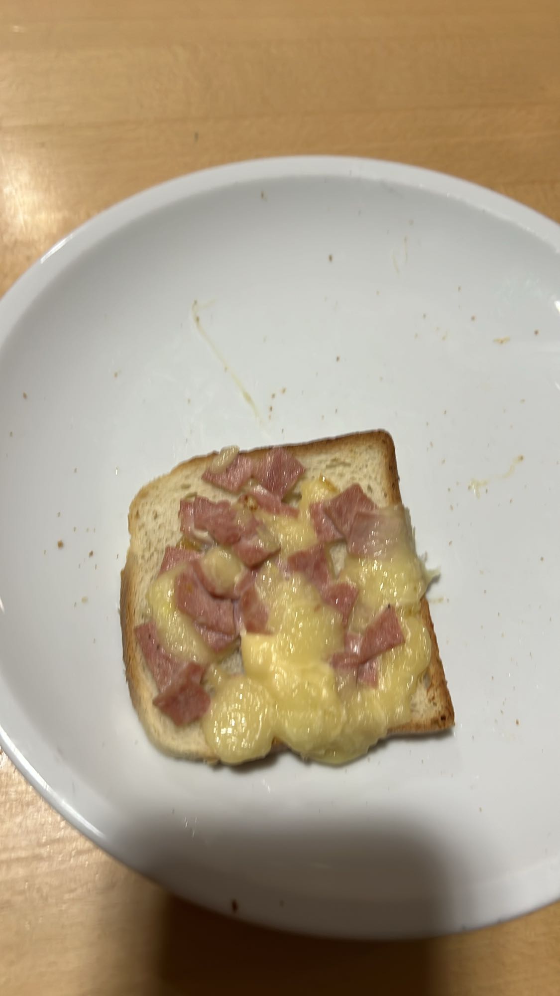 Überbackenes Toastbrot