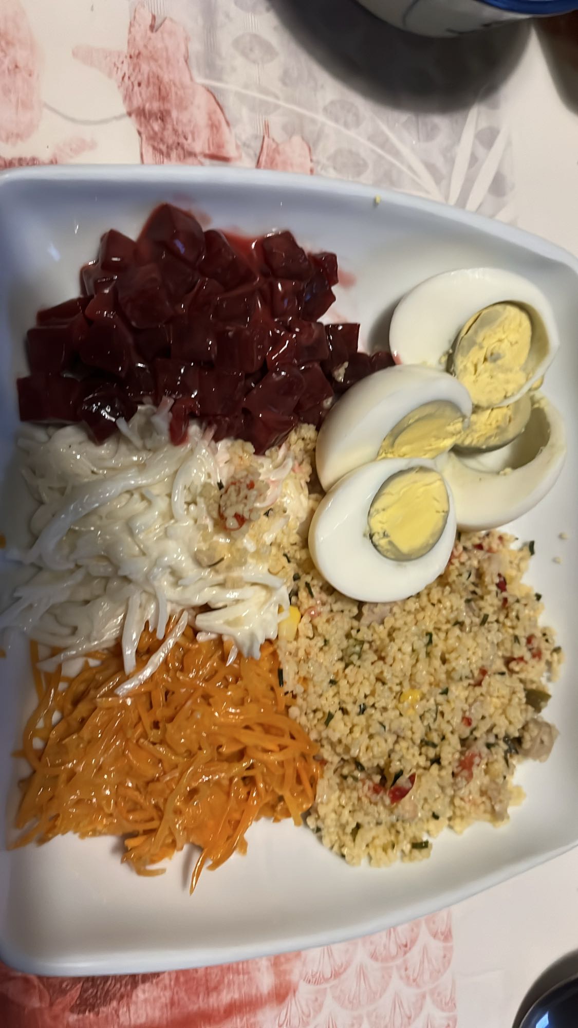 Assiette variée équilibrée