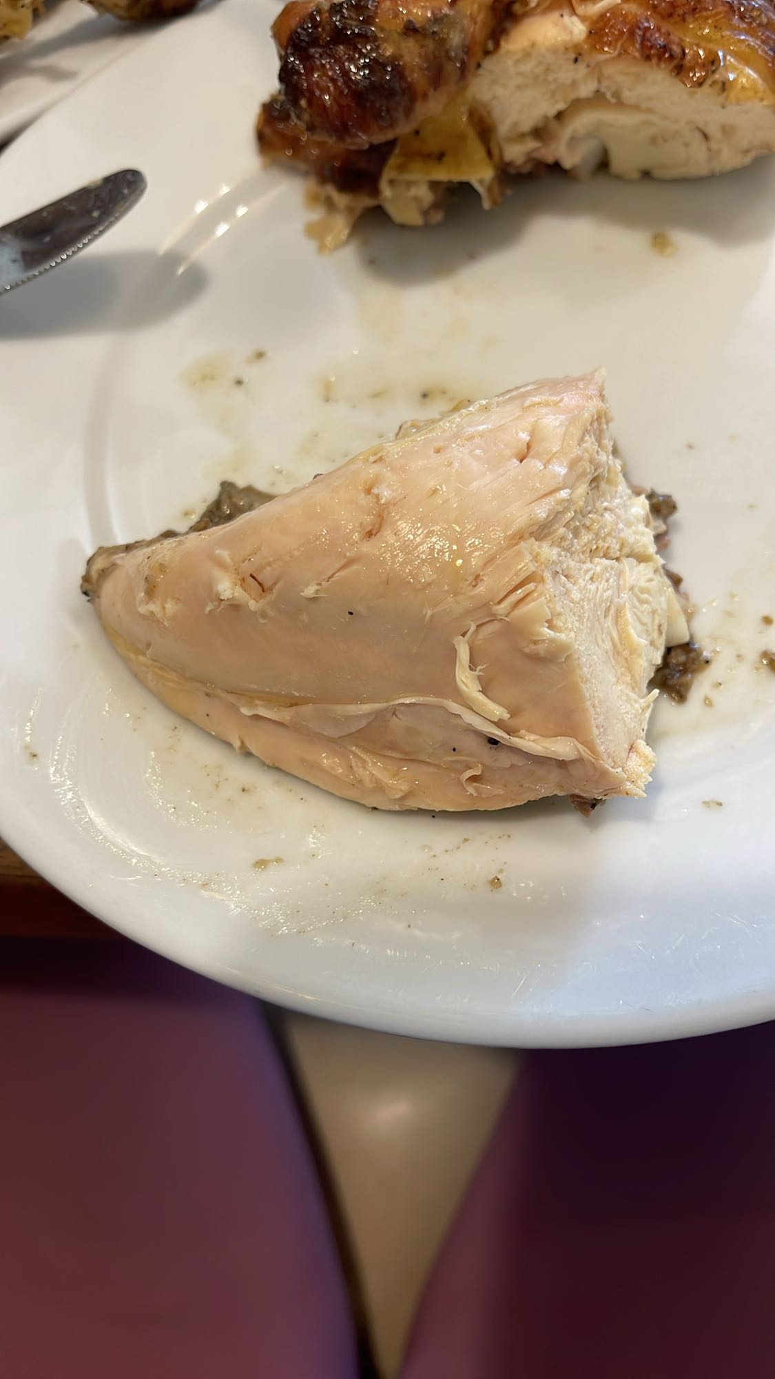 Pechuga de pollo asado