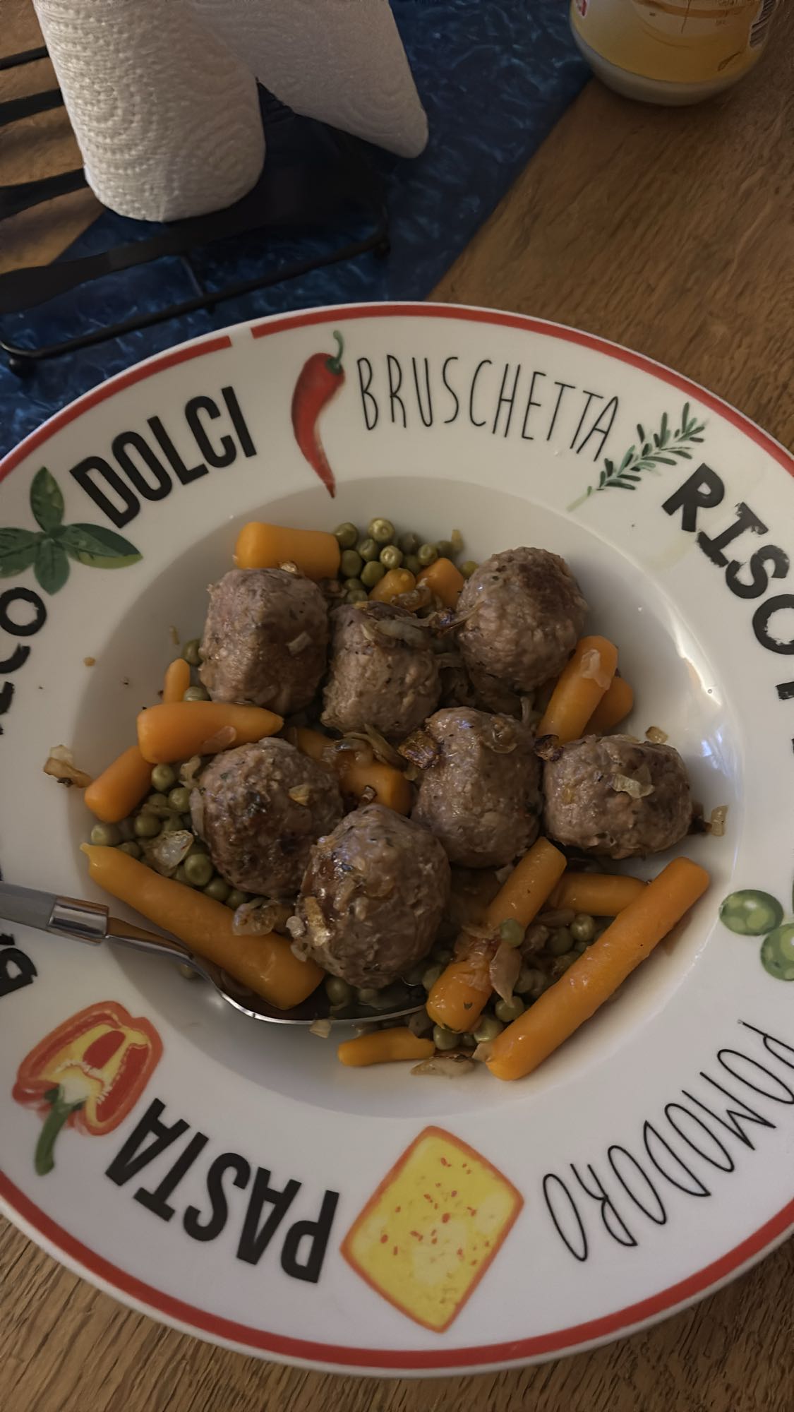 Boulettes avec légumes