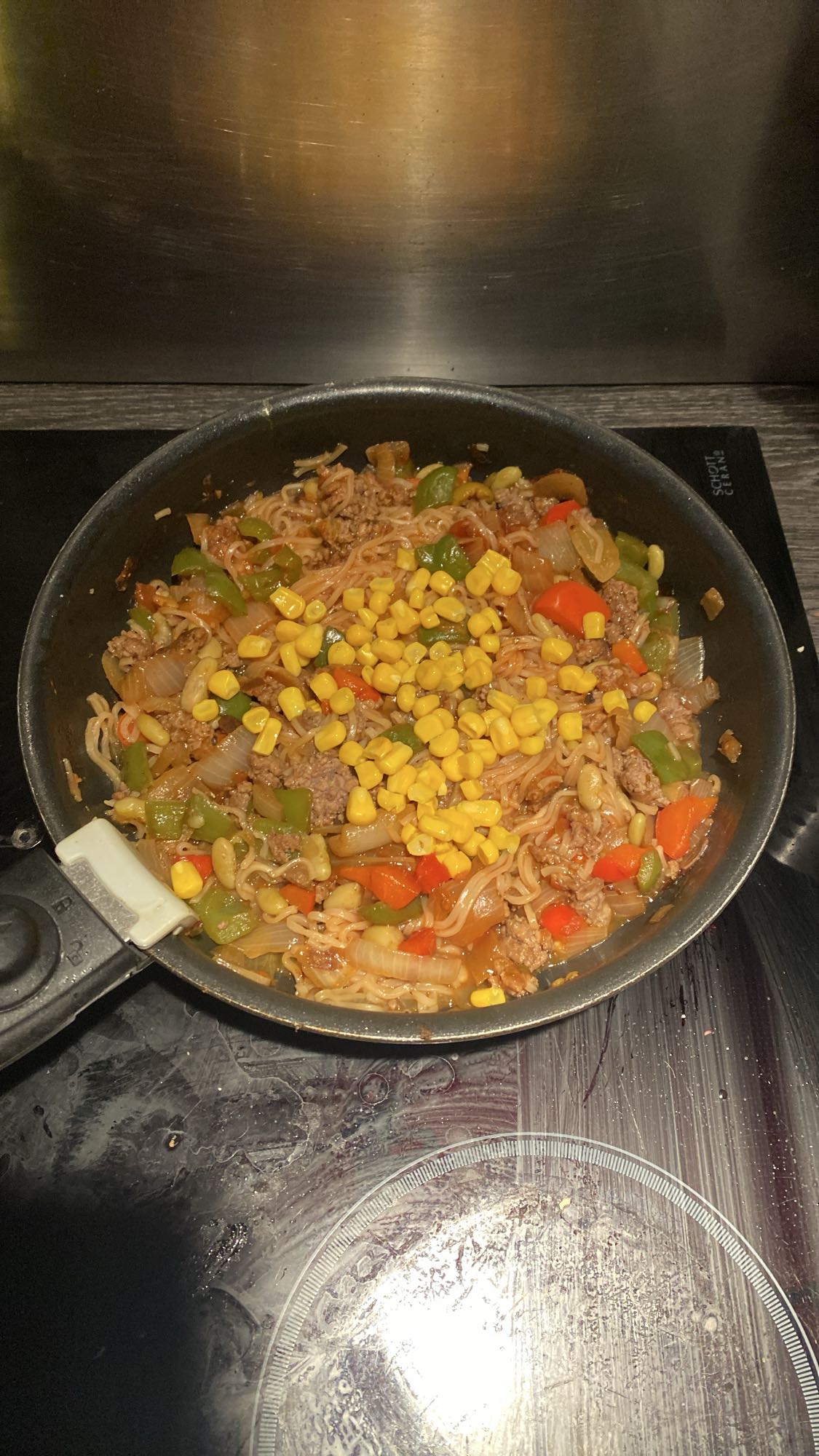 Nouilles sautées au bœuf