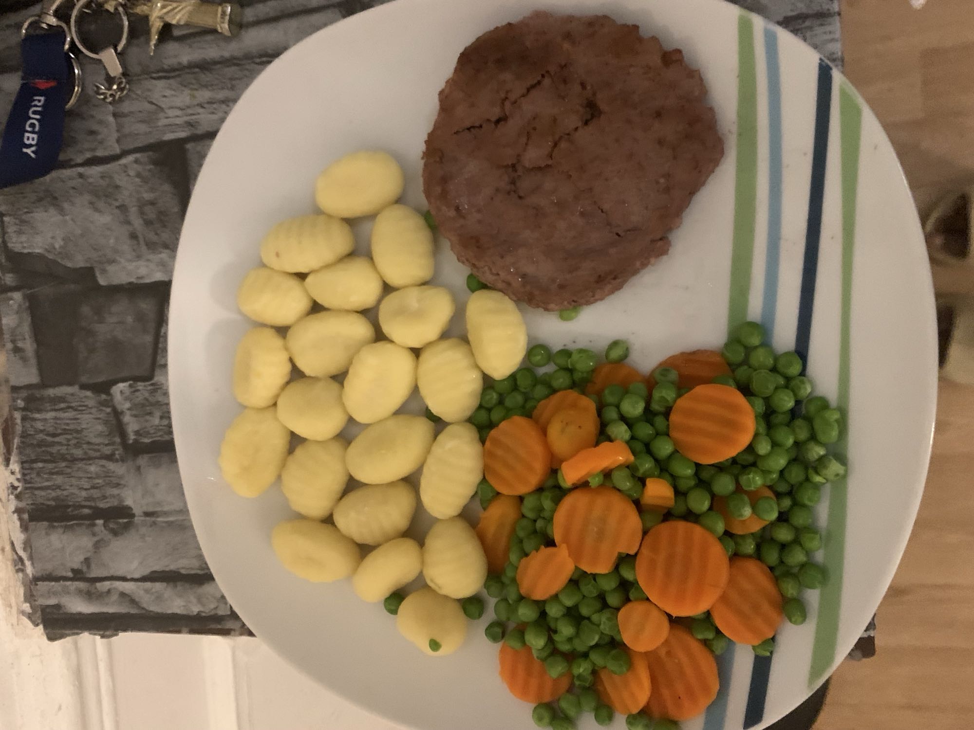 Steak avec gnocchis
