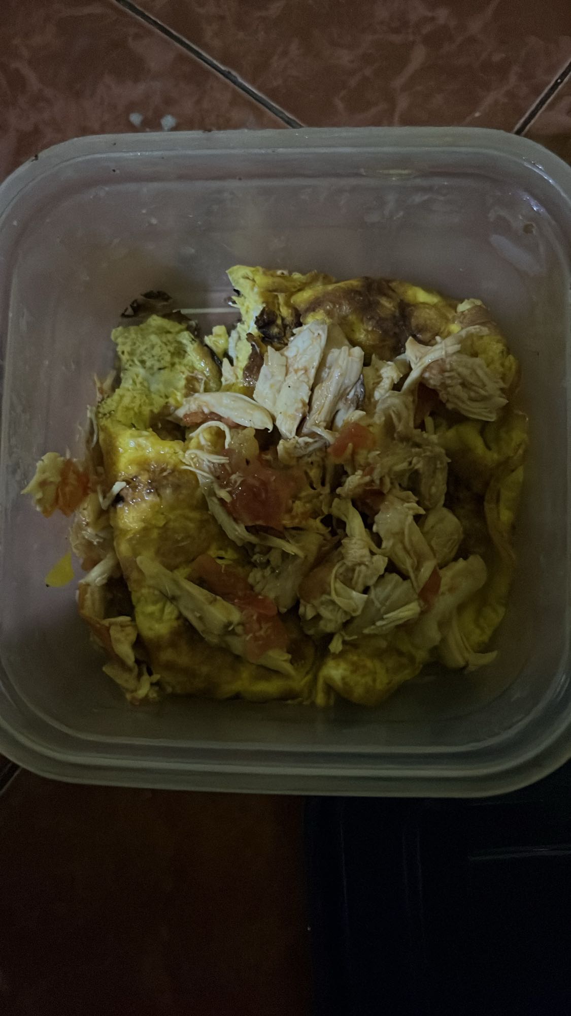 Tortilla con pollo