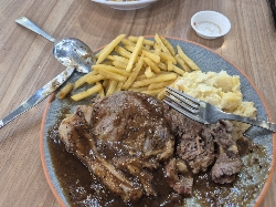 Grilled Meat with Sides