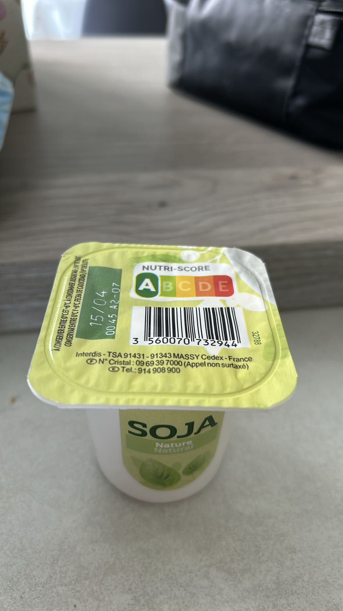 Yaourt au soja nature