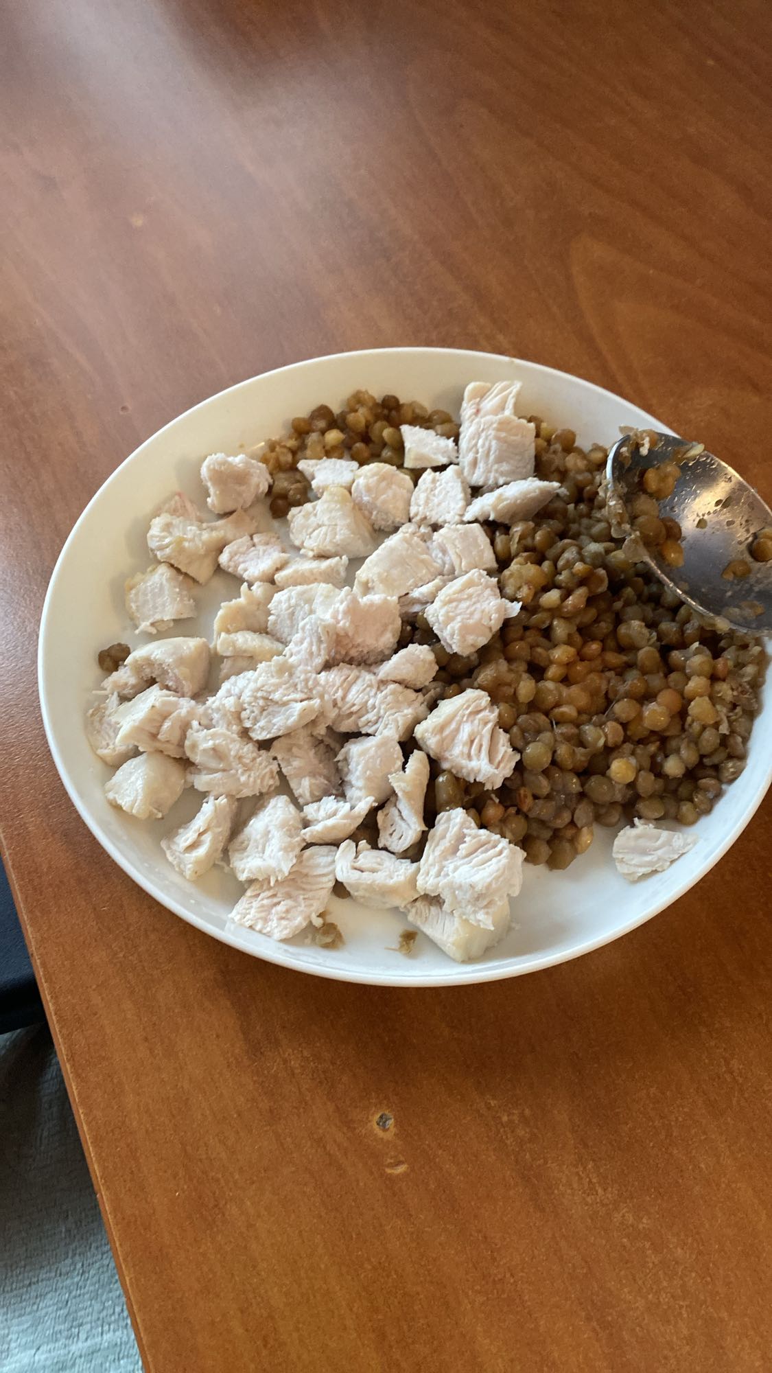 Pollastre amb llenties