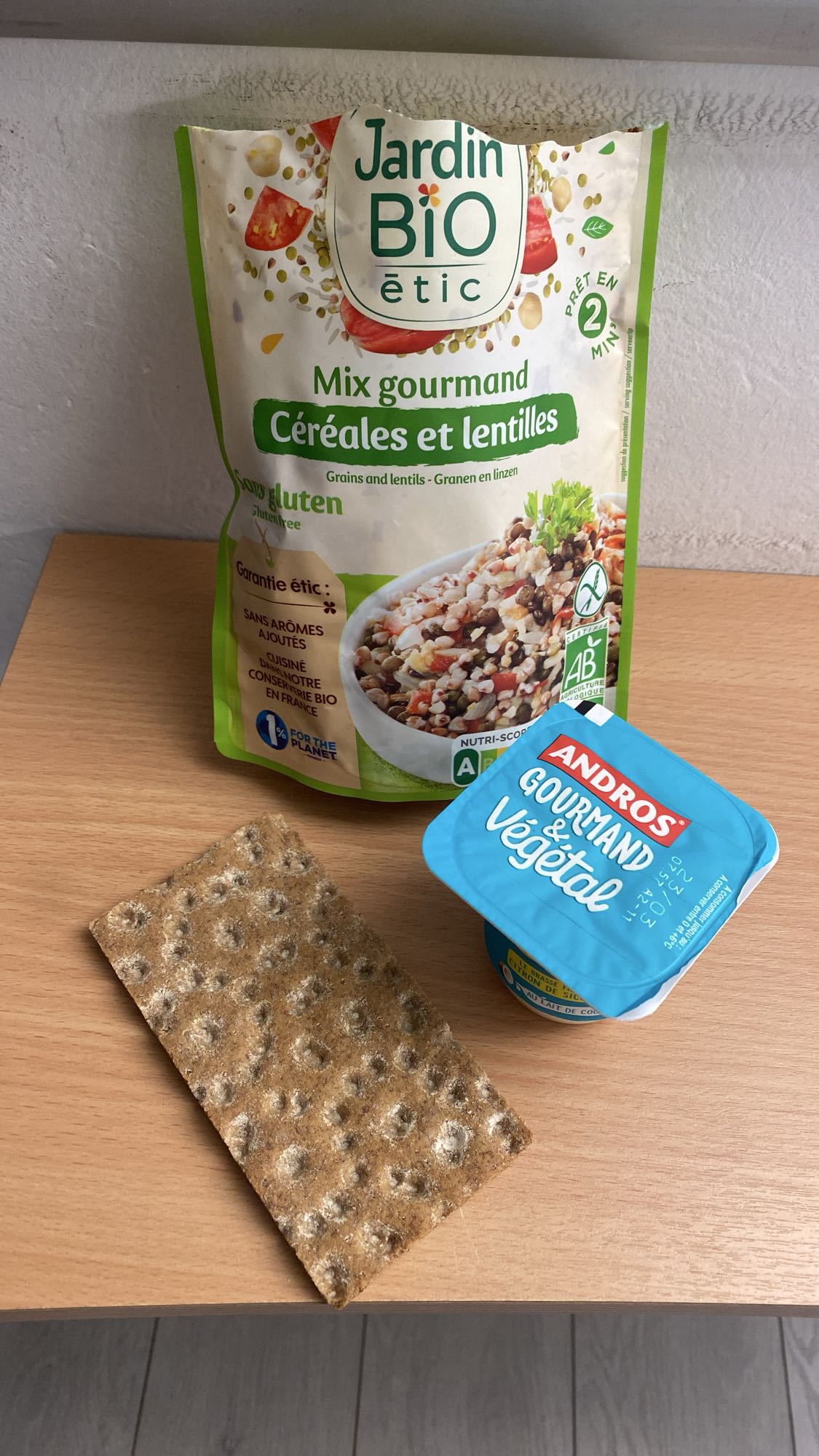 Repas équilibré végétal