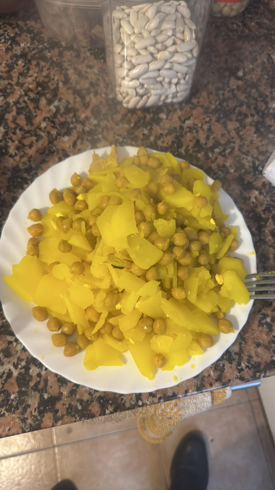Garbanzos con patatas