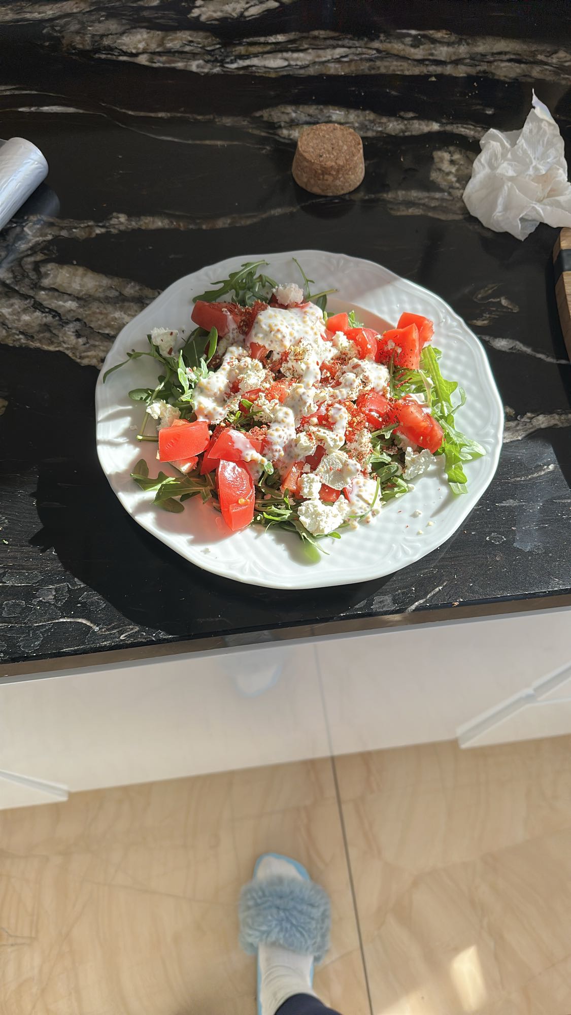 Sałatka z rukolą i fetą