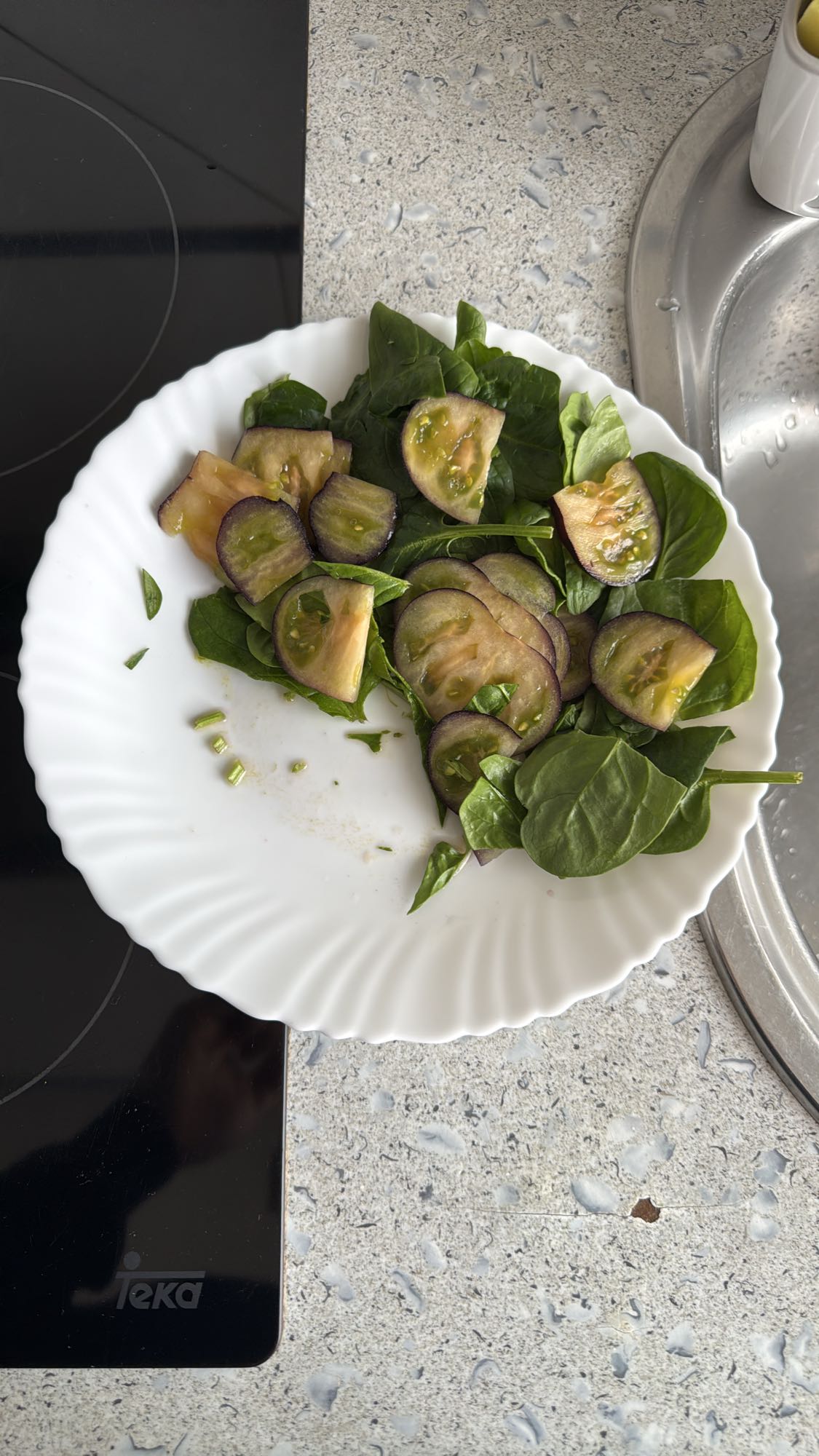 Ensalada de espinaca