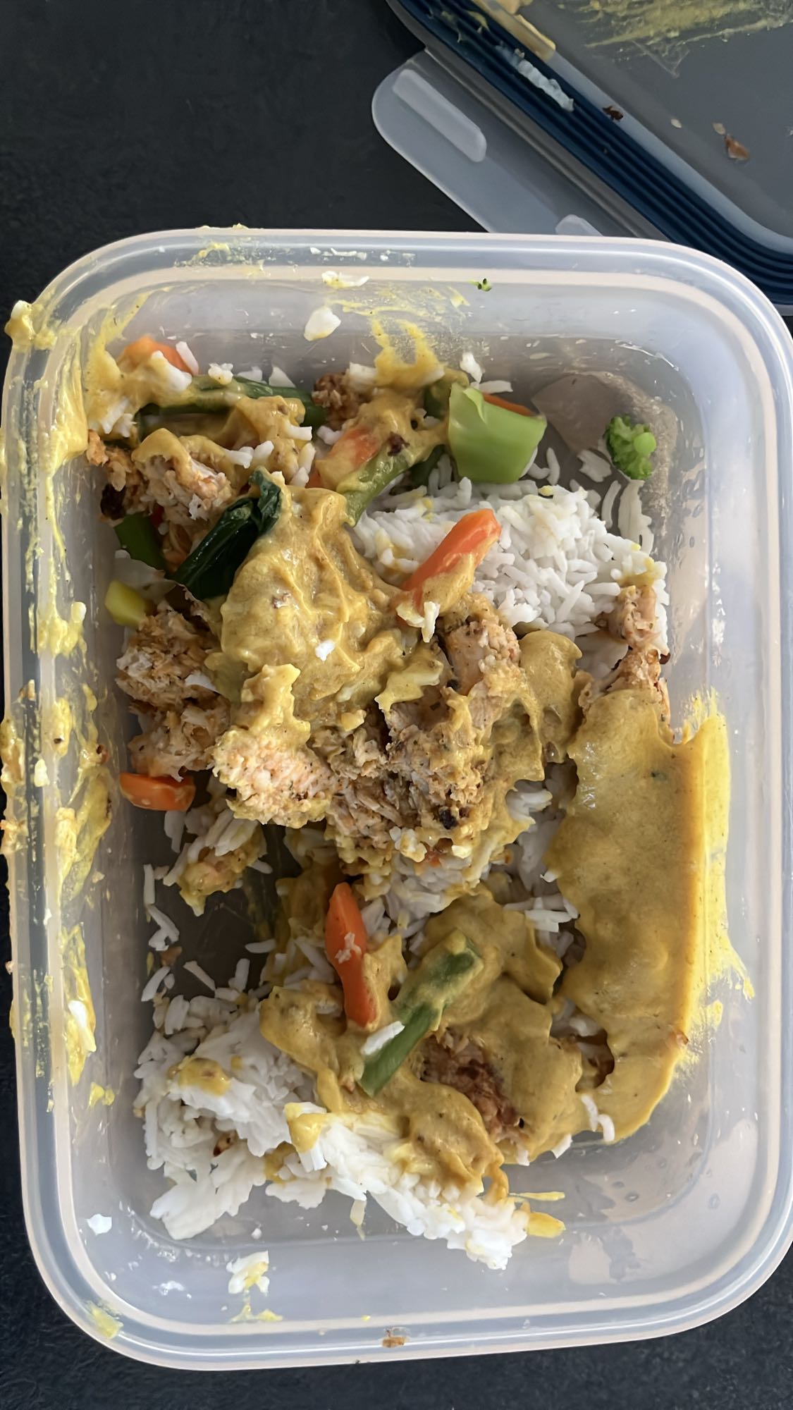Kyckling med currysås