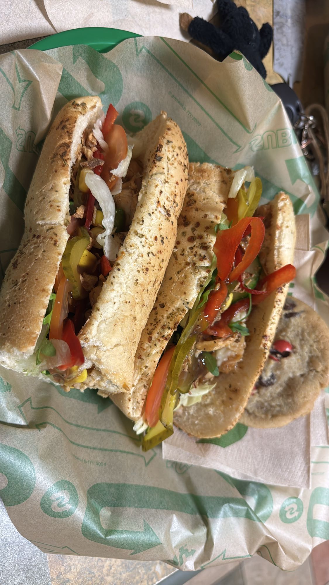 Hähnchen-Sub mit Gemüse