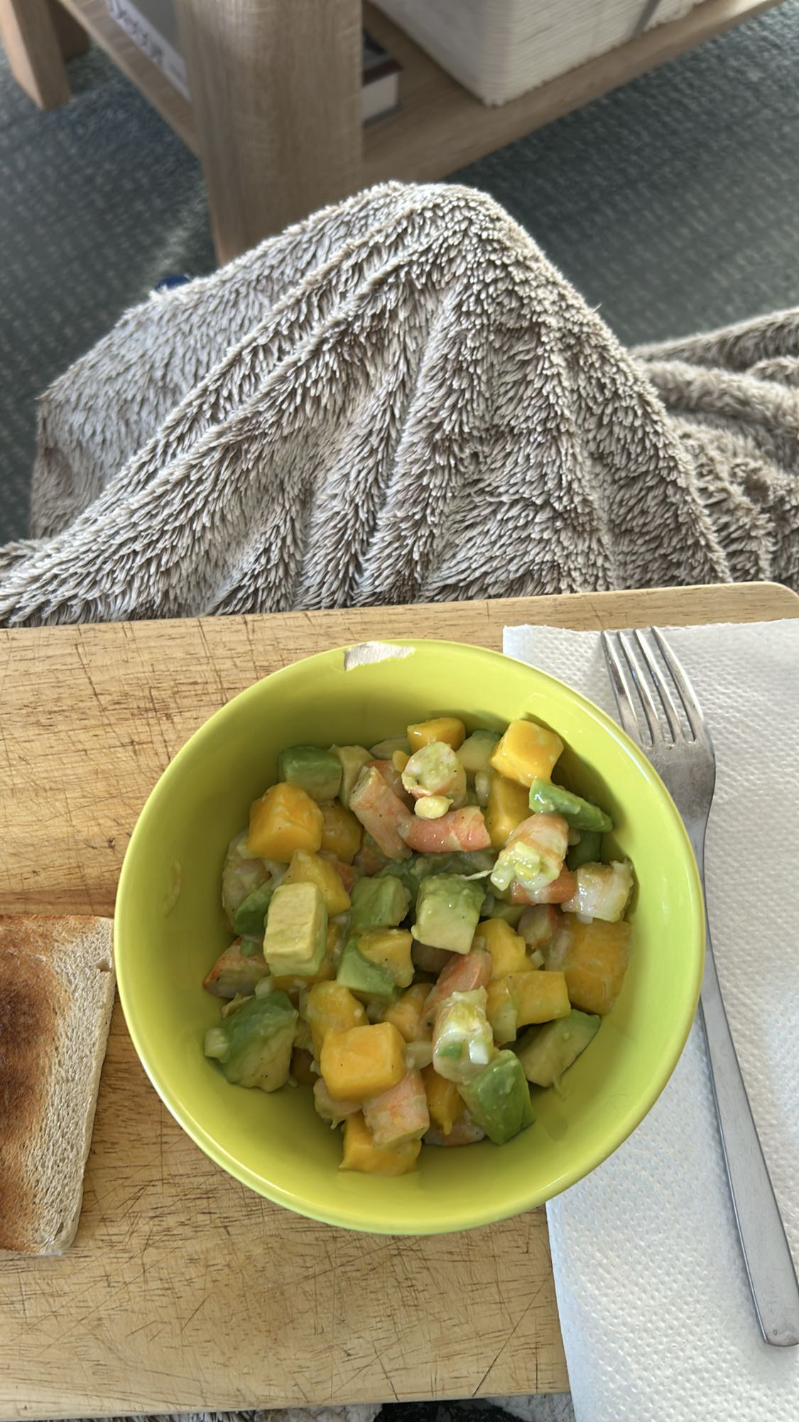 Salade crevettes avocat