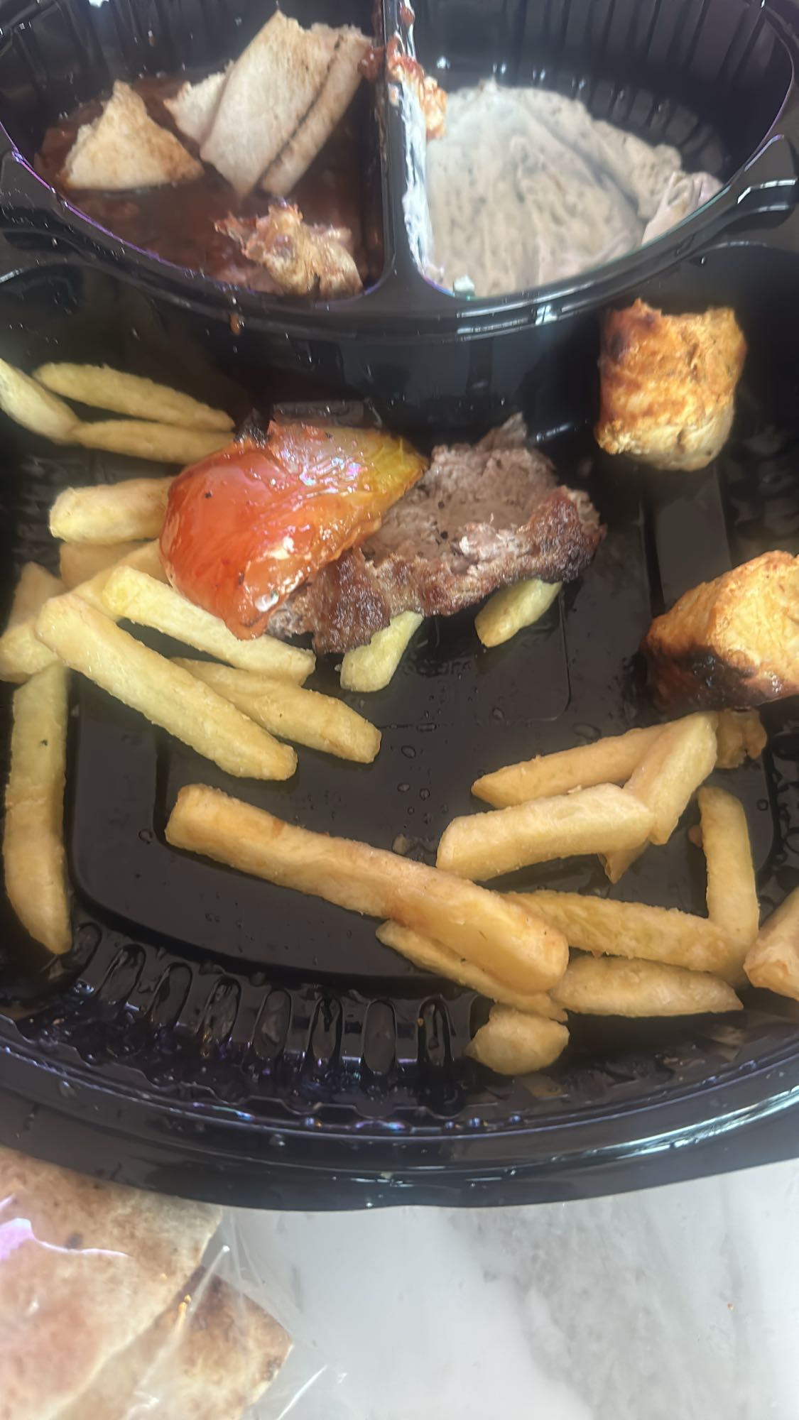 Grillad köttmåltid