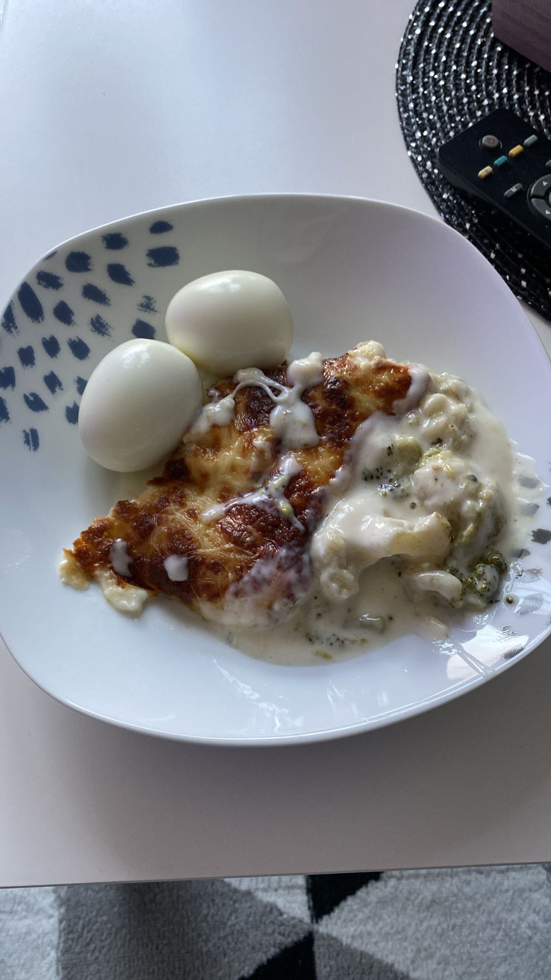 Gratin de légumes et œufs