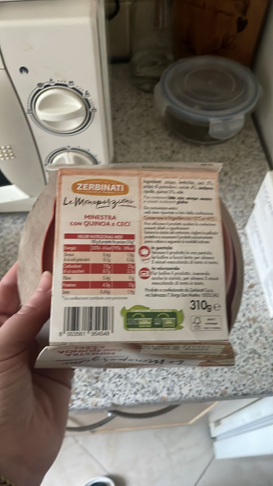 Soupe au quinoa et pois chiches