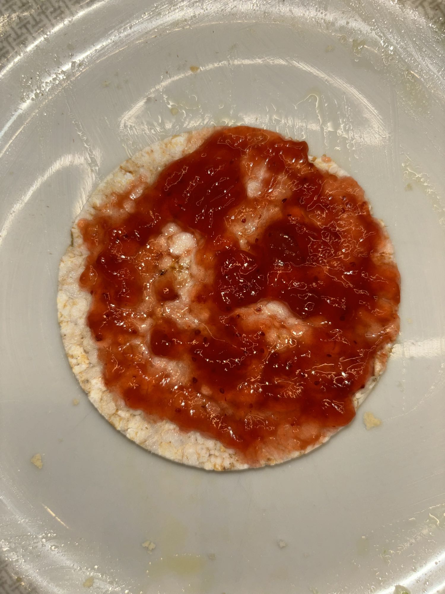 Rice Cake with Jam