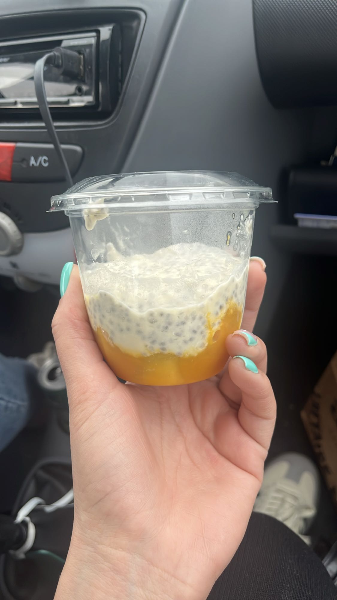 Pudding de chia mangue